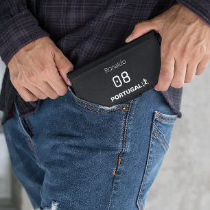 Personalized Team Jersey Number Soccer Graphic Samsung Galaxy S5 Wallet Case