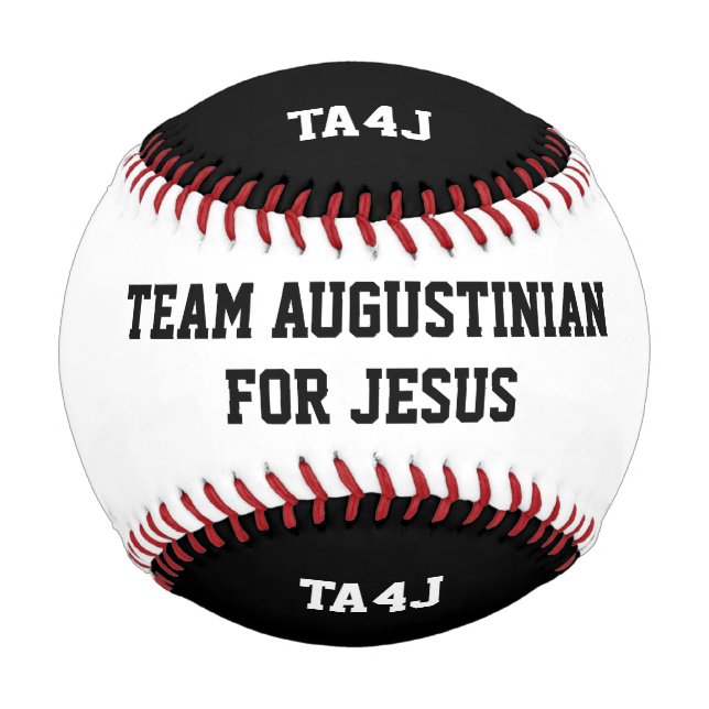 Personalized TEAM JESUS Christian Baseball (Front)