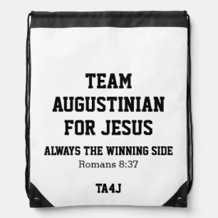 Personalized TEAM JESUS Christian Drawstring Bag