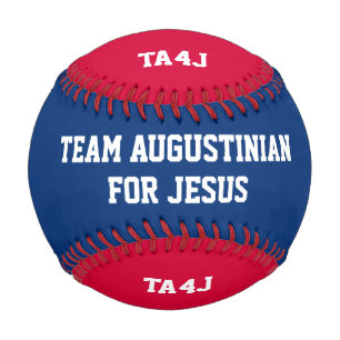 Personalized TEAM JESUS Monogram Baseball