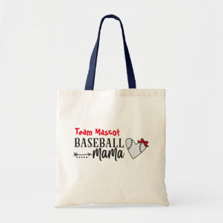 Personalized Team Name Baseball Mama  Tote Bag