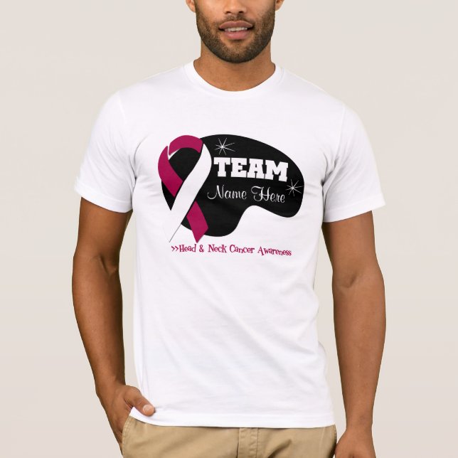 Personalized Team Name - Blood Cancer T-Shirt (Front)