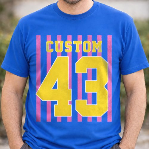 Personalized Team Name Number Game Day T-Shirt