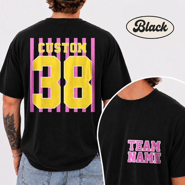 Personalized Team Name Number Game Day T-Shirt (Creator Uploaded)