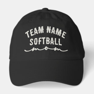 Personalized Team Name, Softball Mom Hat