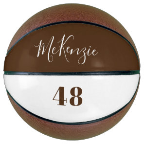 Personalized Team Player Name and Number  Basketball