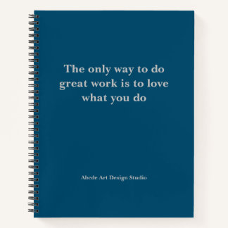 Personalized Team Slogan Address Name Notebook