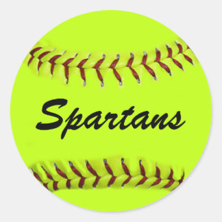 Personalized Team Softball Stickers