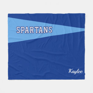 Personalized Team Spirit Fleece Blanket with Name