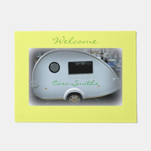 personalized teardrop casa Thunder_Cove Doormat