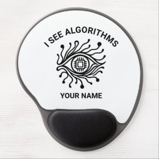 Personalized Tech Gel Mouse Pad with Custom Text