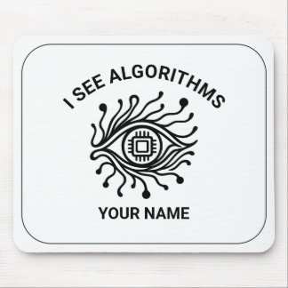 Personalized Tech Mouse Pad with Custom Text