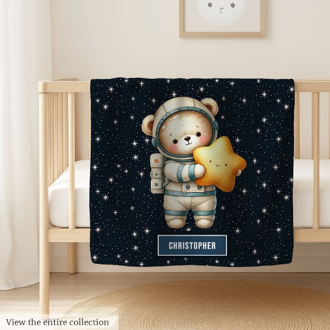 Personalized Teddy Bear Baby Boy Blanket Nursery (Personalized Teddy Bear Baby Boy Blanket Nursery)