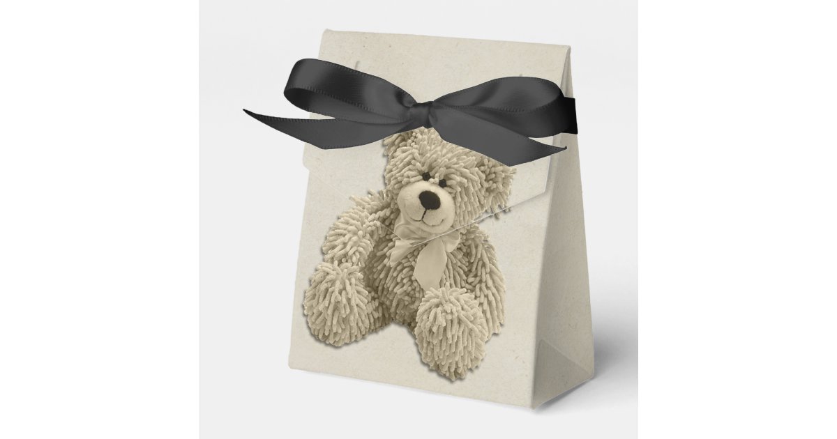 Personalized Teddy Bear Thank You Baby Shower Favor Box | Zazzle.com
