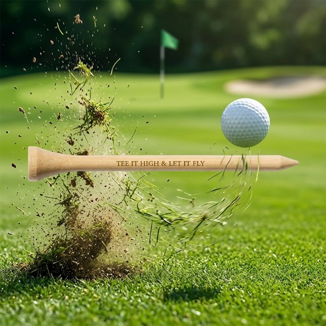 Personalized TEE IT HIGH & LET IT FLY Golf Tees (TEE IT HIGH & LET IT FLY)
