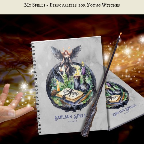 Personalized Teenage Witch Spell Book Grimoire