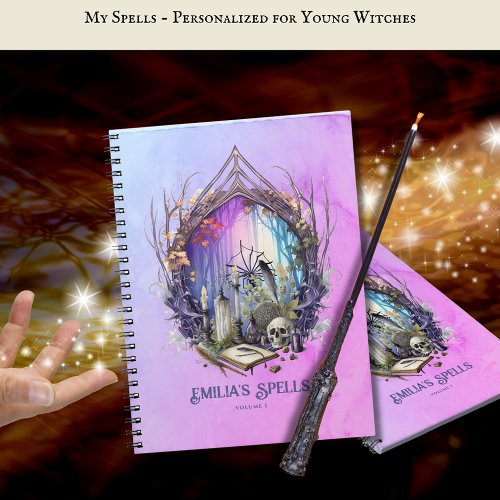 Personalized Teenage Witch Spell Book Grimoire
