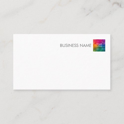 Personalized Template Add Your Company Logo Here Business Card