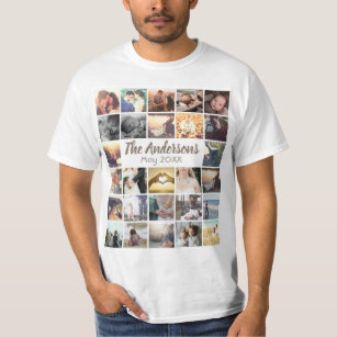 Personalized template photo collage and text T-Shirt