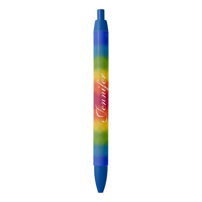 Personalized Template Trendy Colorful Handwritten Pen (Front Vertical)