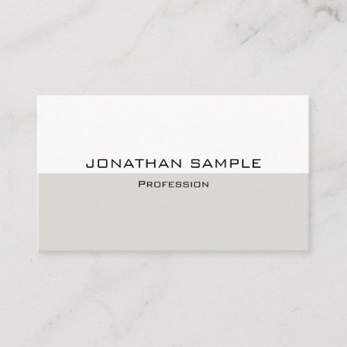 Personalized Template Trendy Modern Elegant Business Card
