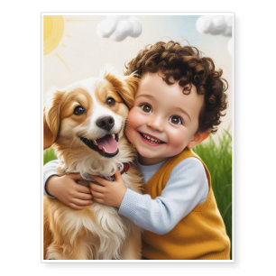Personalized Temporary Tattoo Custom Photo, Logo