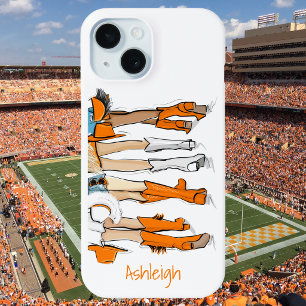 Personalized Tennessee Ladies / Orange Boots iPhone 15 Case