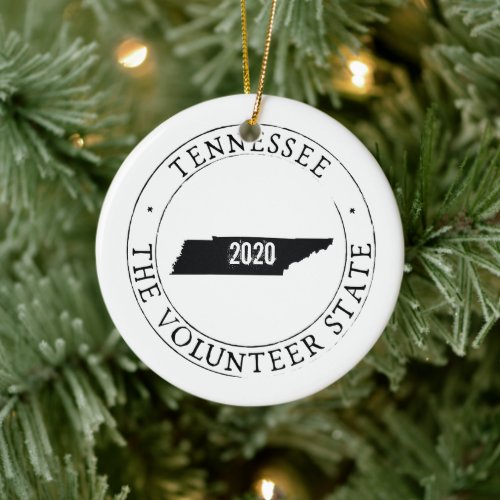 Personalized Tennessee Ornament