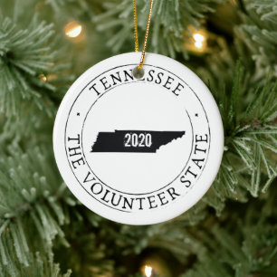 Personalized Tennessee Ornament