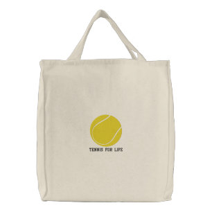 Personalized Tennis Ball embroidered Bag