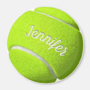 Personalized Tennis Ball  Magnet