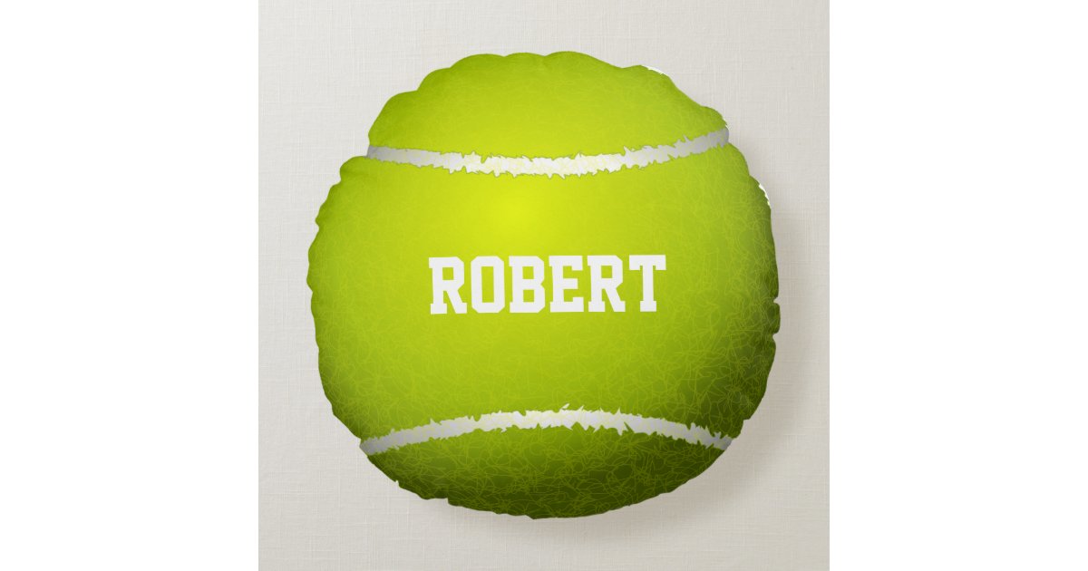 Personalized Tennis Ball Pillow Zazzle