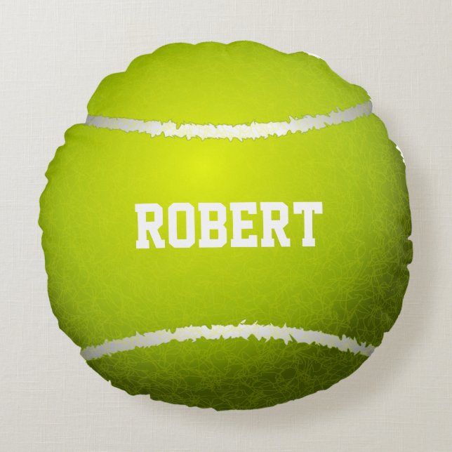 Personalized Tennis Ball Pillow (Front)