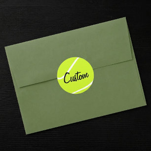 Personalized Tennis Ball Stickers