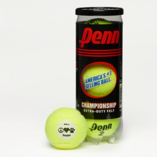 Personalized Tennis Balls
