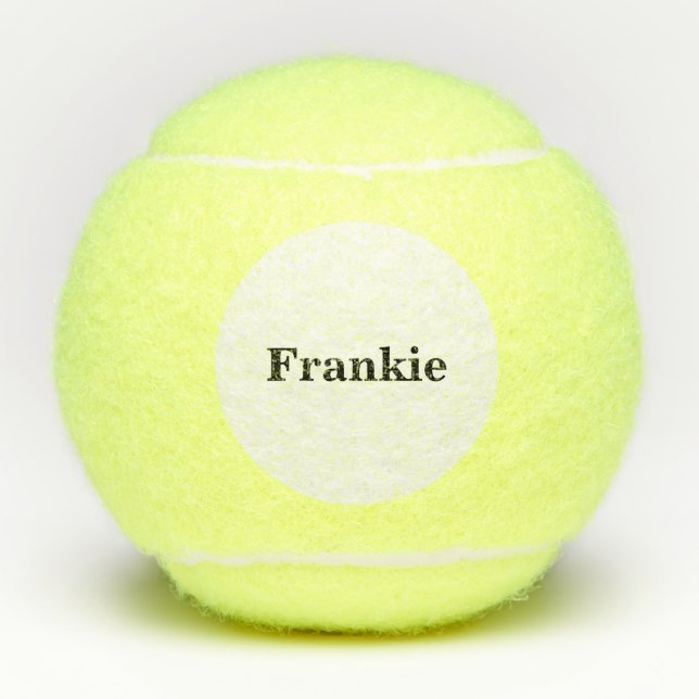 Personalized Tennis Balls (Front)