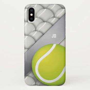 Personalized Tennis Iphone X Case by BestCases4u at Zazzle