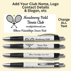 Personalized Tennis Club - Add your own details Pen
