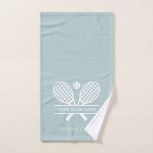 Personalized Tennis Club Name Modern Hand Towel