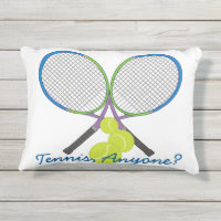 Personalized Tennis Crossed Rackets Wooden Box Sign