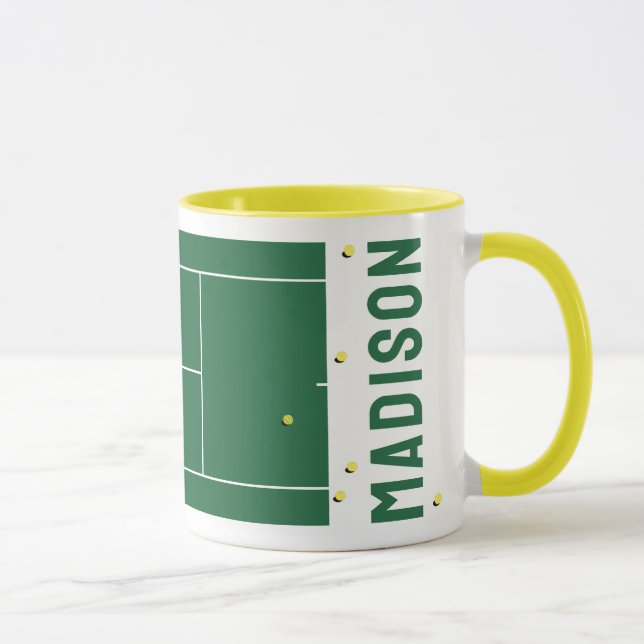 Personalized Tennis Gift Mug (Right)