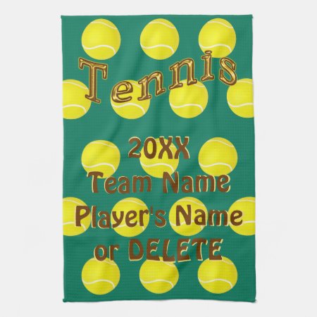 Personalized Tennis Gifts, Custom Tennis Towels