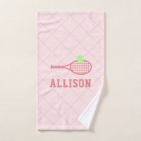 Personalized Tennis Girls Name Pink