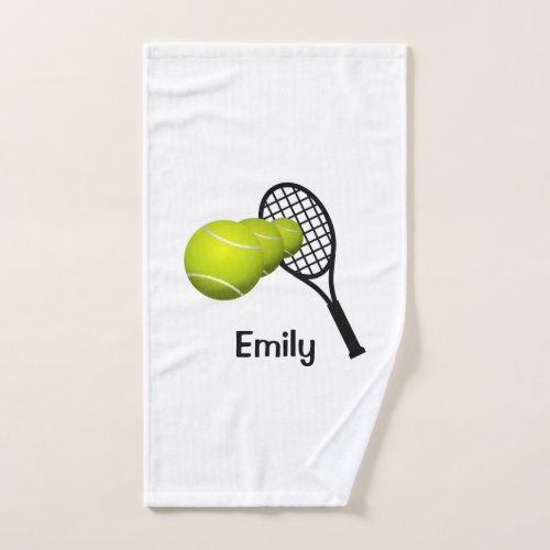 Personalized Tennis Hand Towel