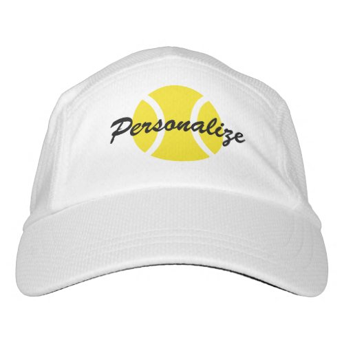Personalized tennis hat for players and coach
