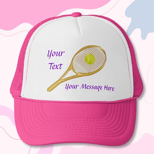 Personalized TENNIS Hats for Women