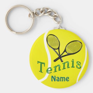 Personalized Tennis Keychain Tennis Team Gifts