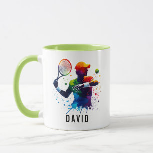 Personalized Tennis Love Happy Tennis Day Mug