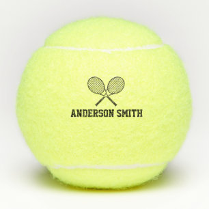 Personalized Tennis Monogram Name Balls