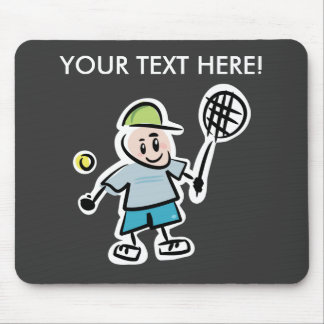 Personalized Tennis Mousepad with cartoon